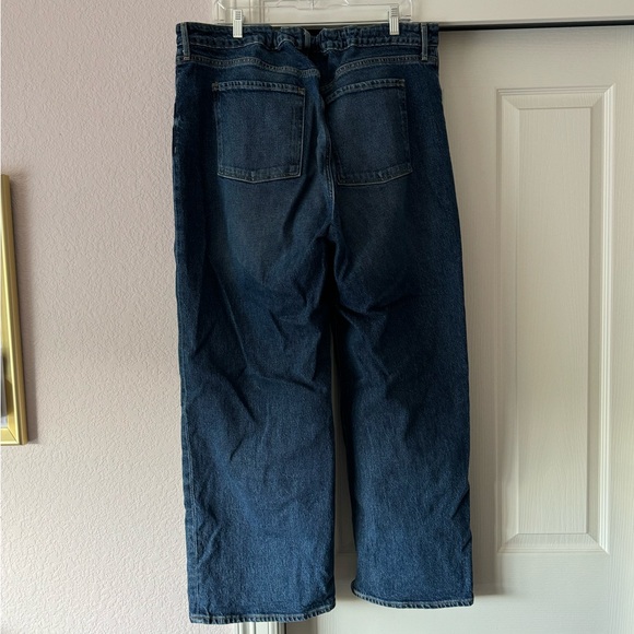 Old Navy Extra High Rise Sky High Wide Leg Jeans size 18 CUSTOM WAISTBAND - Picture 2 of 6